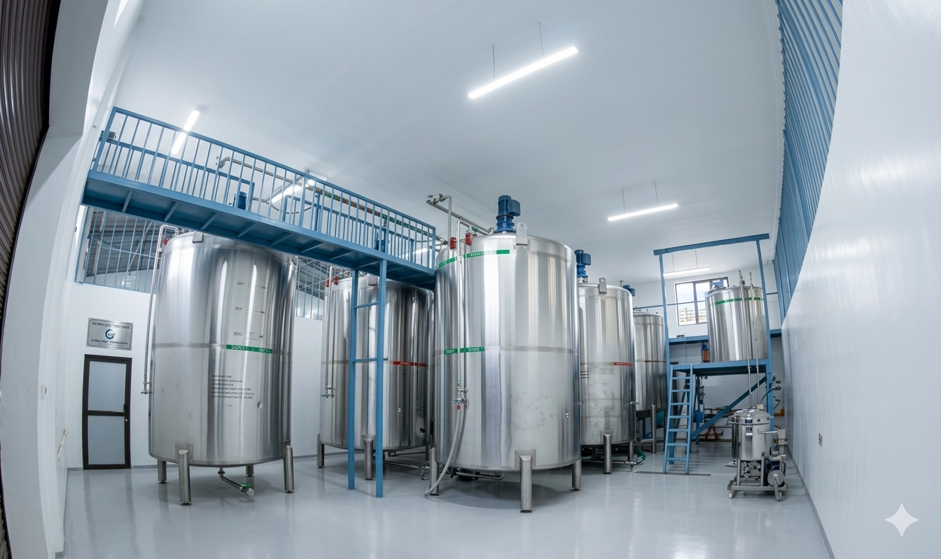 Blending tanks